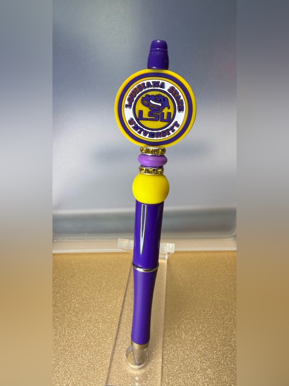 New LSU Purple and Gold Decorative Pen